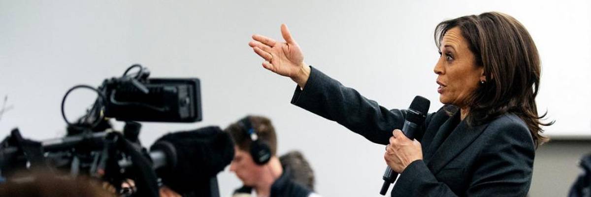 Sunrise Movement Vows to Make Sure Kamala Harris' Green New Deal Support Goes Beyond Embrace of 'Buzzword'