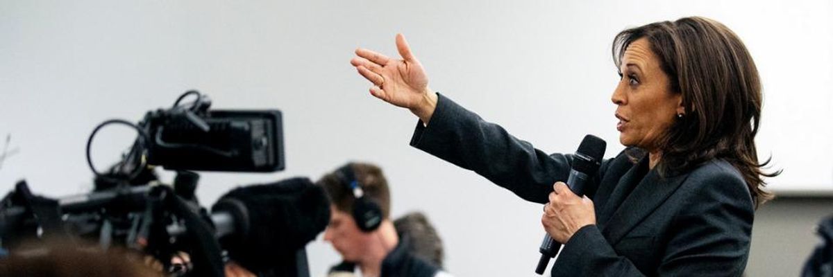 Sunrise Movement Vows to Make Sure Kamala Harris' Green New Deal Support Goes Beyond Embrace of 'Buzzword'