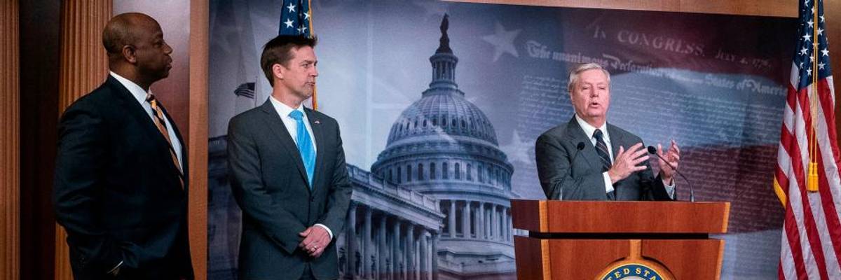GOP Senate Trio Threatens to Delay Stimulus Bill Because Unemployment Benefits Amid Pandemic Are Too Generous
