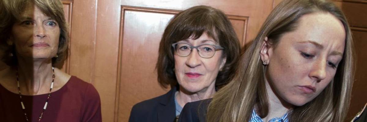 The "Fix Is In, Folks": Though She Admits Not Fully Reading It, Susan Collins Describes FBI Probe as "Very Thorough"