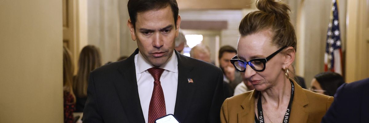 Sen. Marco Rubio speaks to reporters