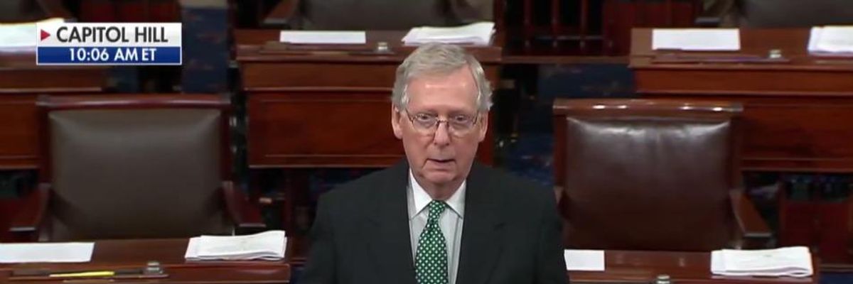 Sick of Being Confronted, McConnell Vows GOP 'Will Not Be Intimidated by These People' (aka Engaged Constituents Opposed to Kavanaugh)