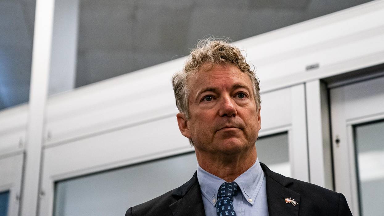 Sen. Rand Paul speaks to reporters