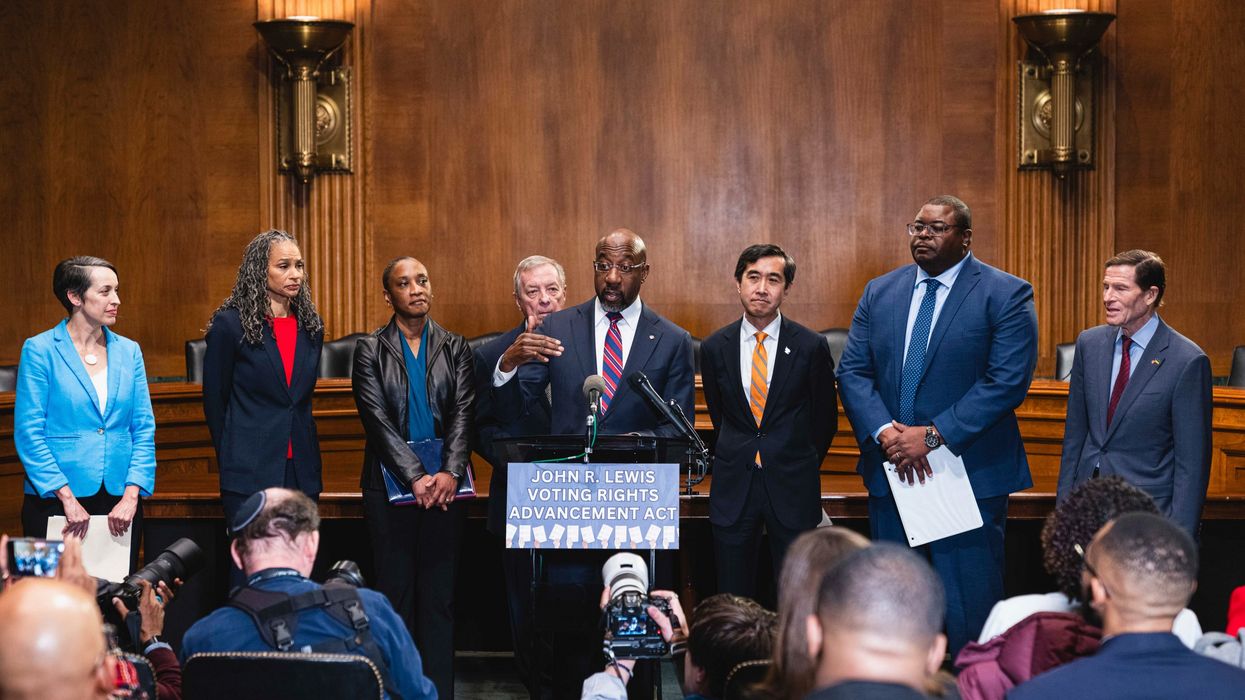 Sen. Raphael Warnock speaks