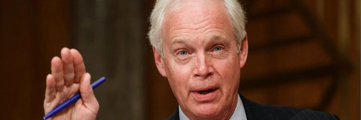 Bernie Sanders Slams Ron Johnson After Republican Forces Reading of 628-Page Coronavirus Relief Bill on Senate Floor