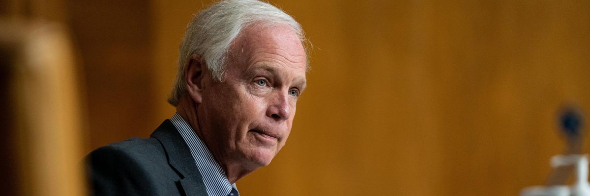 Sen. Ron Johnson speaks at a congressional hearing