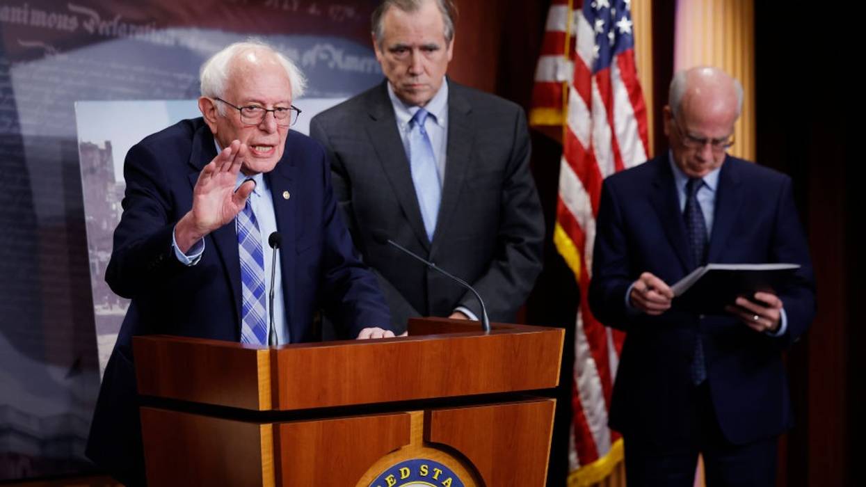 Sen. Sanders Holds Press Conference On Arms Sales To Israel Ahead Of Wednesday's Vote