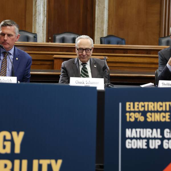 Sen. Schumer Hosts Roundtable On Rising Energy Costs