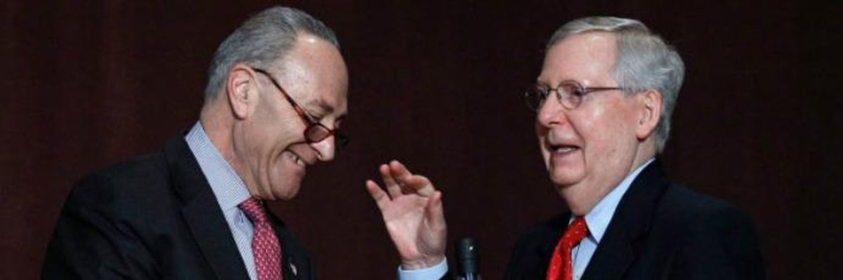 Sparking More Calls for His Ouster, 'Utterly Useless' Chuck Schumer Cuts Deal With McConnell to Fast-Track 7 Trump Judges