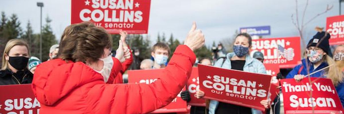 Gideon Concession to Collins Dashes Democratic Hopes to Oust Reviled Maine GOP Senator