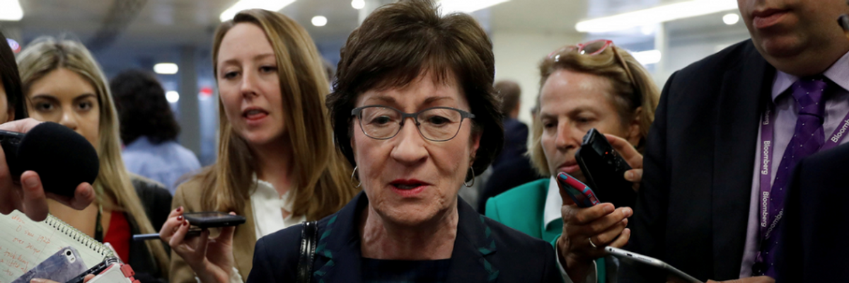As Coronavirus Grips US, Critics Remember Susan Collins' Insistence Pandemic Flu Funding Be Cut From 2009 Stimulus Package