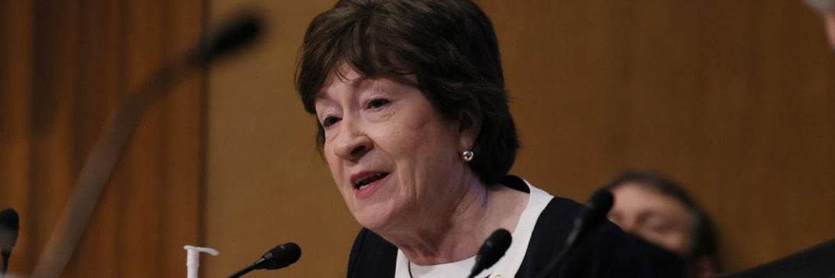 Susan Collins, Supporter of $1.5 Trillion in Tax Cuts for the Rich, Claims $1,400 Survival Checks Not 'Targeted' Enough