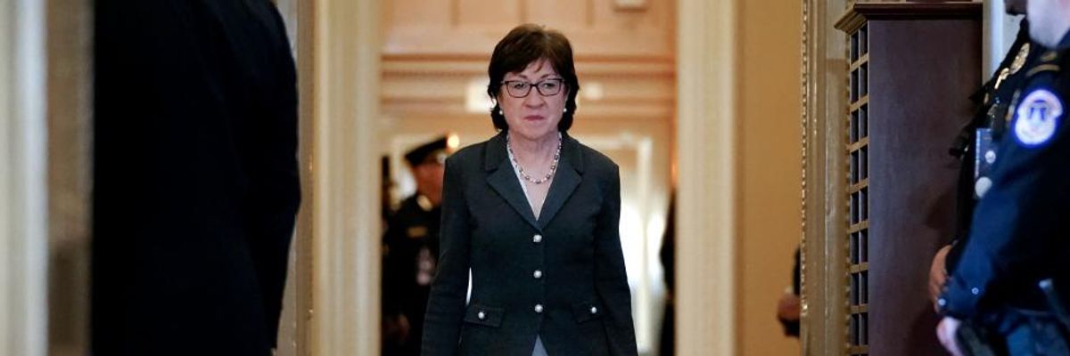Fake Moderate Susan Collins Gets 'Zero Points' Whatsoever for Vote on Witnesses: Critics