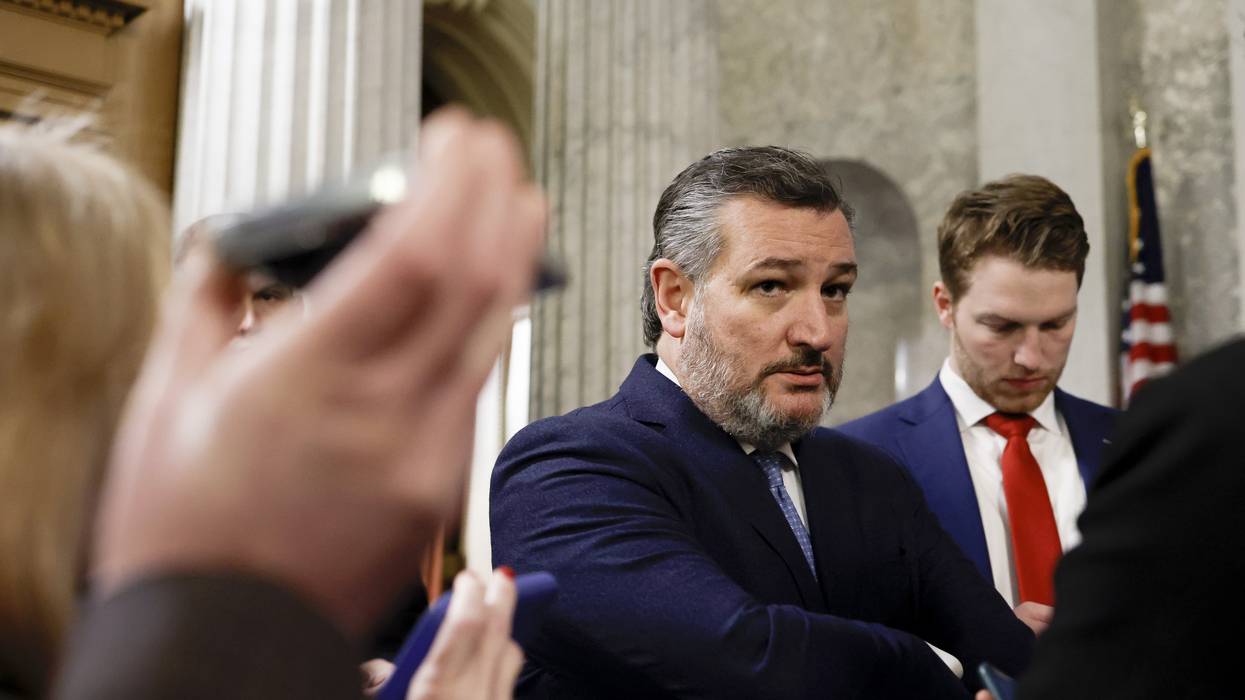 Sen. Ted Cruz speaks with reporters