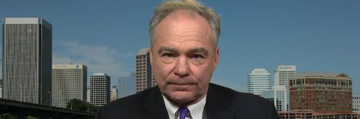 Sen. Tim Kaine Files War Powers Resolution to Stop Trump From 'Stumbling Into a War With Iran'