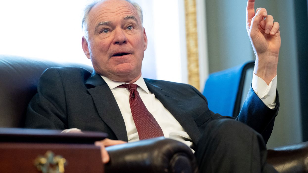 Sen. Tim Kaine speaks