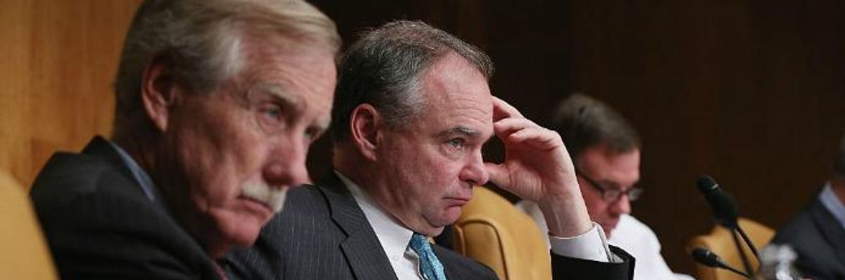 Forget Guns and Immigration, These 12 Democrats Focused on Helping GOP Deliver Big Bank Giveaway