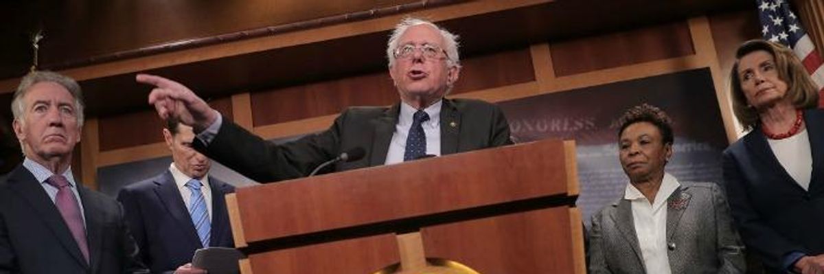 Sanders, Democrats Rip GOP Plan to 'Erode' Safety Net With $5 Trillion in Cuts