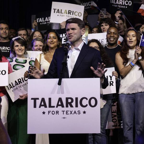Senate Candidate James Talarico Holds Primary Night Event