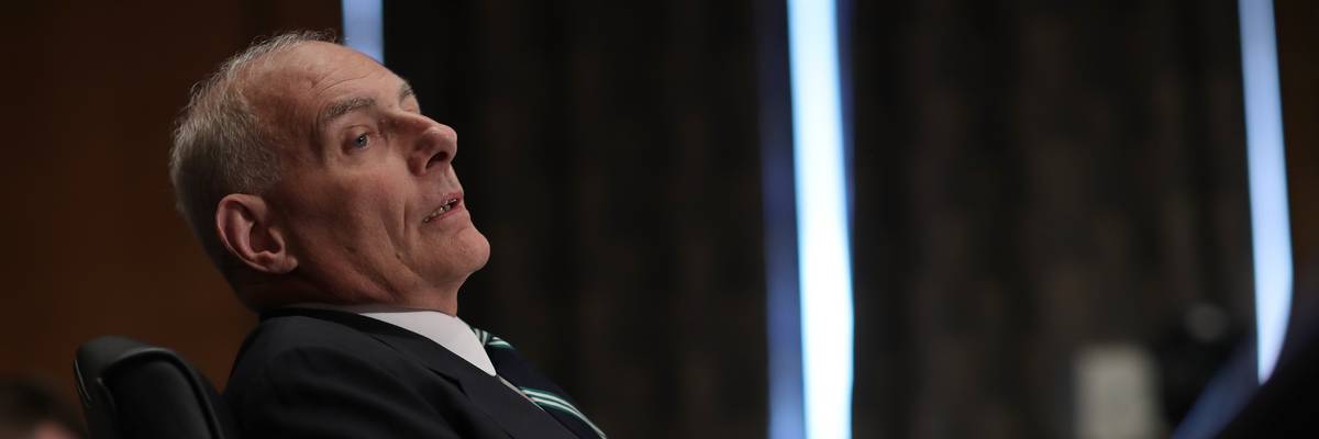 Senate Homeland Security John Kelly Testifies To Senate Committee On DHS's Budget