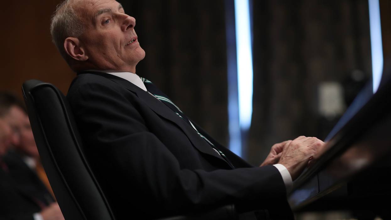 Senate Homeland Security John Kelly Testifies To Senate Committee On DHS's Budget