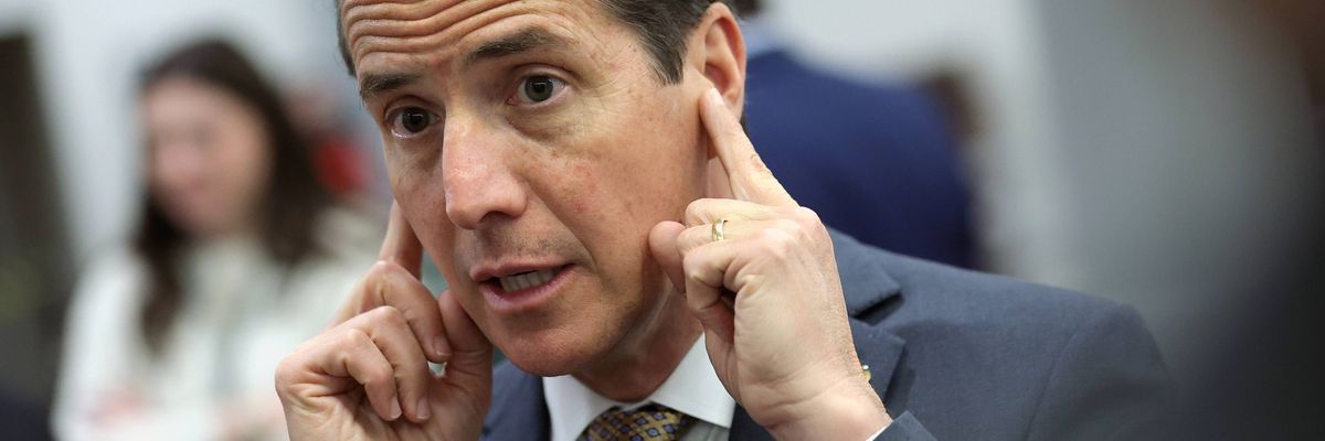 Senate Lawmakers Address The Media After Their Weekly Policy Luncheons