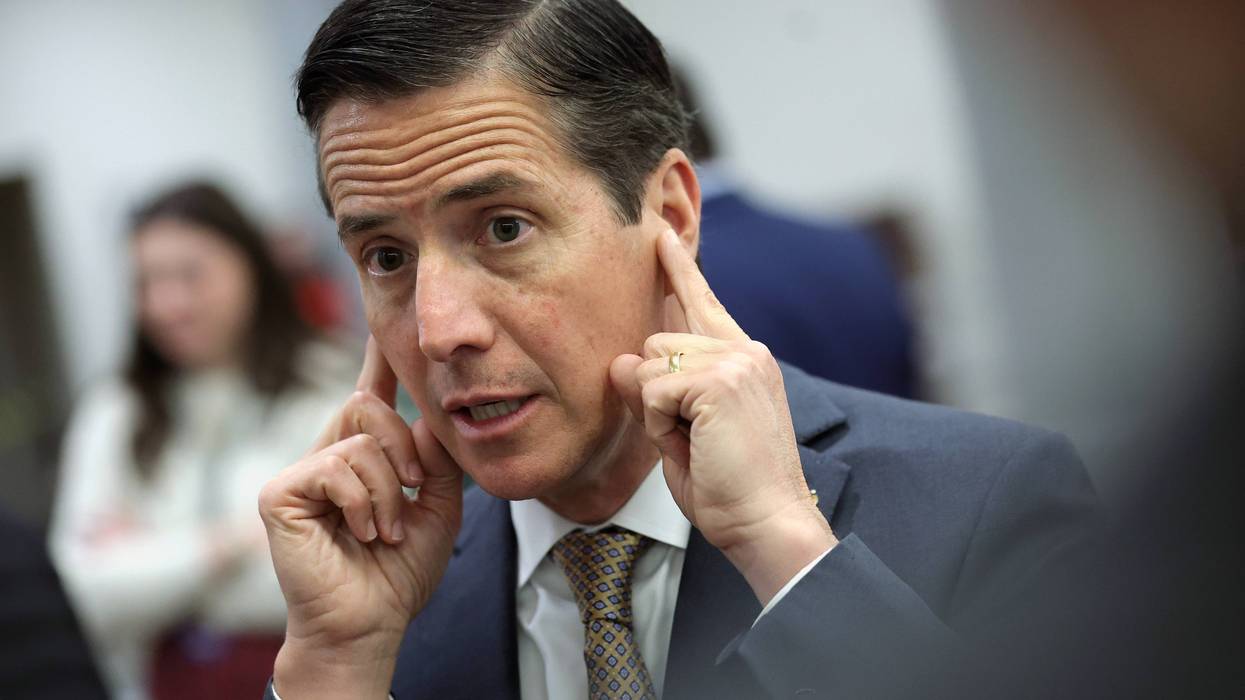 Senate Lawmakers Address The Media After Their Weekly Policy Luncheons