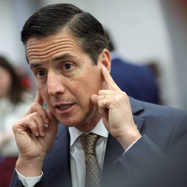 Senate Lawmakers Address The Media After Their Weekly Policy Luncheons