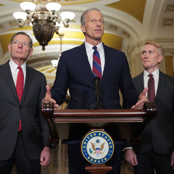 Senate Lawmakers Speak To Reporters Following Weekly Policy Luncheons
