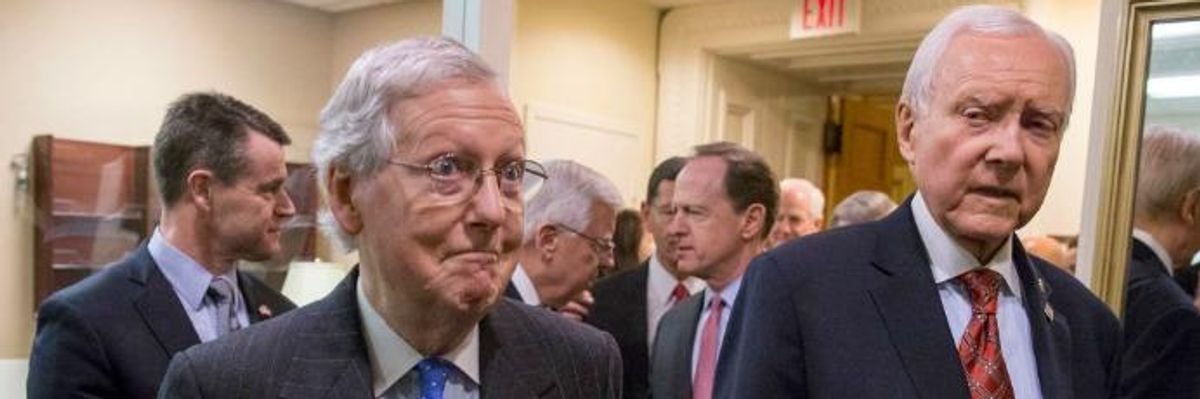 'Government for Sale': In Dead of Night, Senate GOP Passes Tax Bill Only Their Donors Can Love