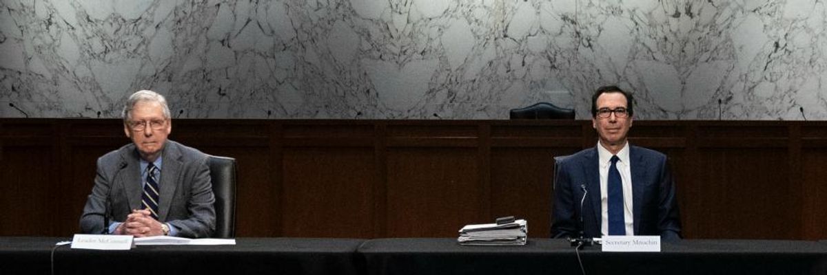 Demands for Workers-First Stimulus Grow as Senate GOP Fails to Ram Through $500 Billion Corporate 'Slush Fund'