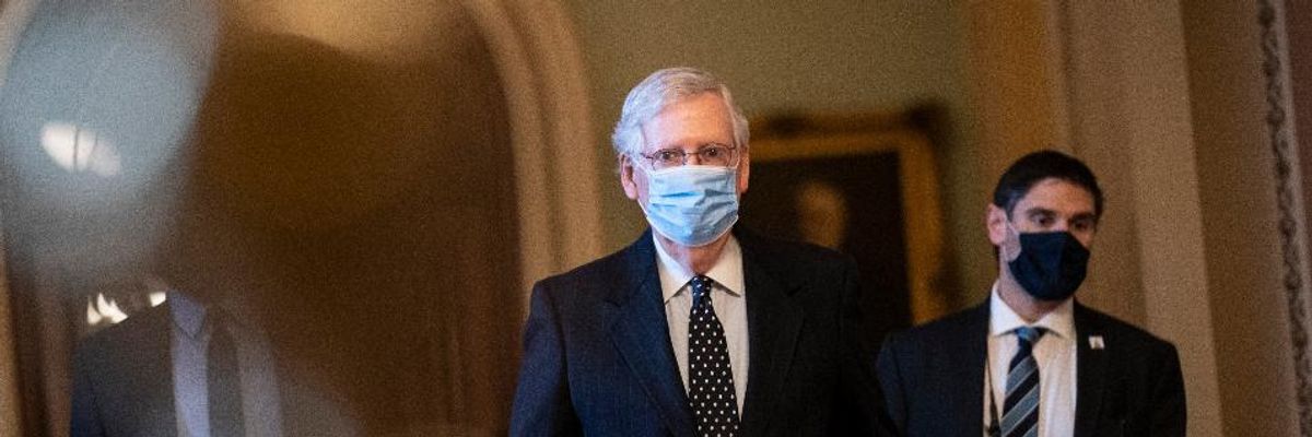 Democrats Urged to Reject 'Desperate' McConnell Effort to Preserve Filibuster and Kneecap Biden's Agenda