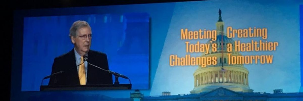 Mitch McConnell's Lie-Filled Tirade Against Medicare for All Draws Cheers From For-Profit Hospital Industry