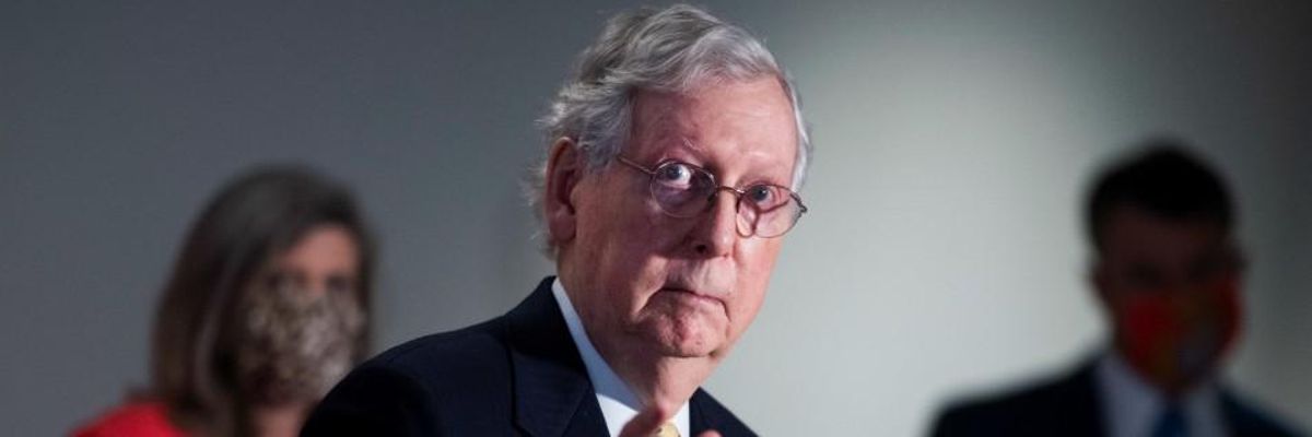 'Everyone in America Should Be Outraged': McConnell Quietly Rams Through More Lifetime Trump Judges While Blocking Covid Relief