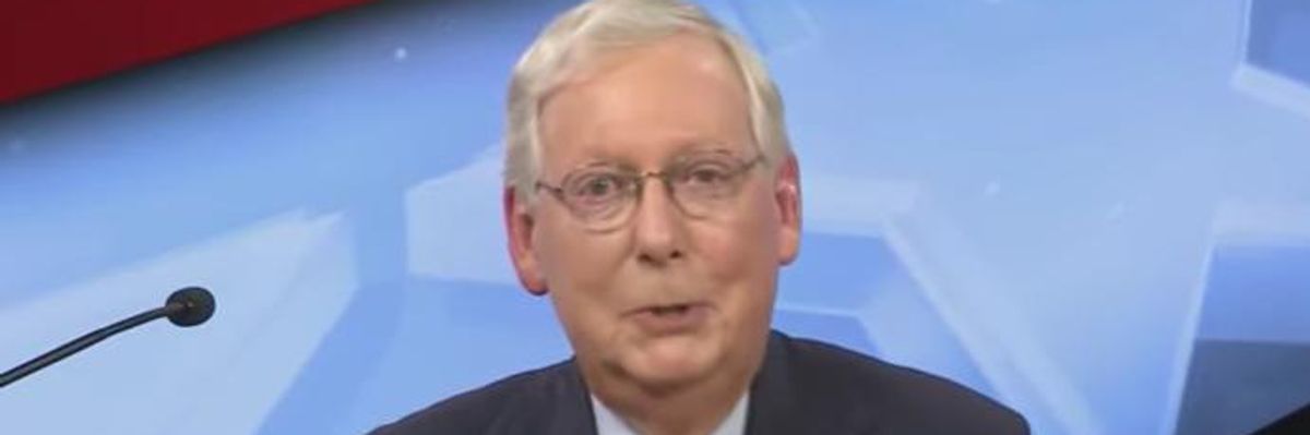 "He's So Proud of How Little He's Done": Watch McConnell Laugh When Confronted on Covid Inaction