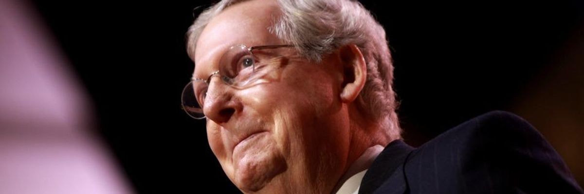 Mitch 'Nuclear Option' McConnell Poised to Turn Steady Stream of Trump's Right-Wing Judges Into a Flood