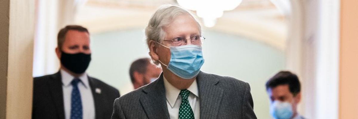 'One Person Standing in the Way': Abysmal Jobs Report Puts New Pressure on McConnell for Covid Relief