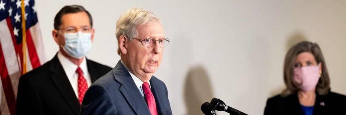 McConnell Corporate Immunity Demand Condemned
