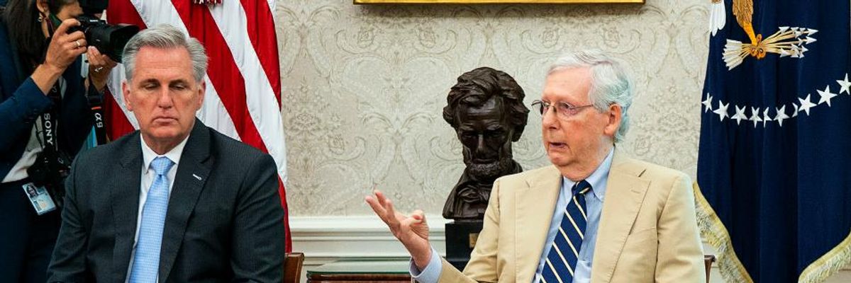 Progressives Demand Democrats Reject 'Outright Shameful' GOP Plan to Raid Social Security and Cut Unemployment Benefits