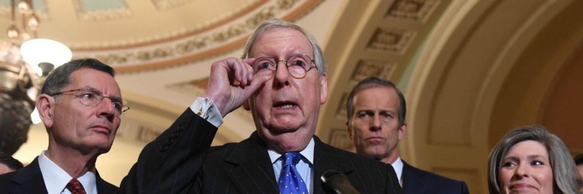McConnell Faces Calls to Recuse Himself From Impeachment Trial After Saying 'No Chance' Trump Will Be Removed