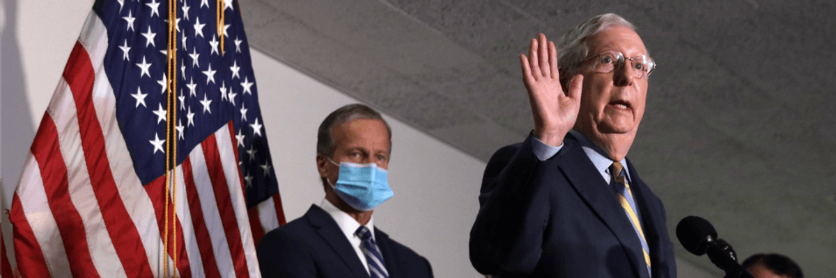 'Disgraceful': Despite Mass Suffering, GOP Senators Prepare to Leave Town Without Approving Covid Relief