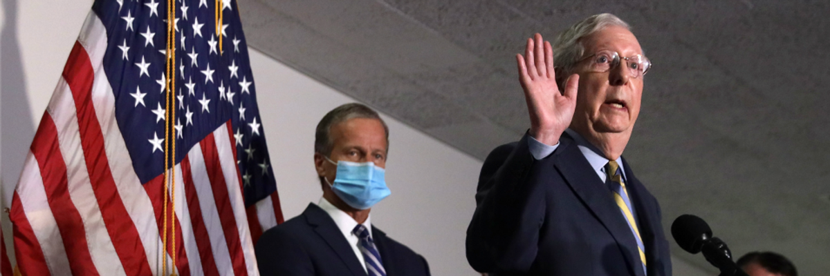 'Disgraceful': Despite Mass Suffering, GOP Senators Prepare to Leave Town Without Approving Covid Relief