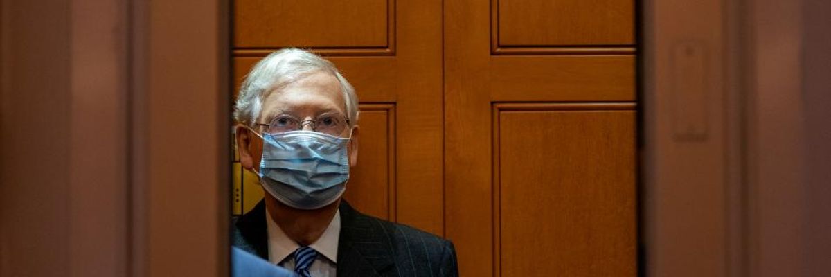 McConnell Admits He's Been Working to Sabotage Covid Relief Talks Behind the Scenes to Prioritize Rushing Barrett Confirmation