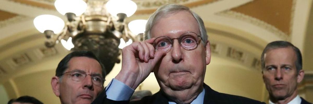 McConnell Backs Resolution to Change Senate Rules and Dismiss Trump Impeachment Articles Before They Are Even Sent