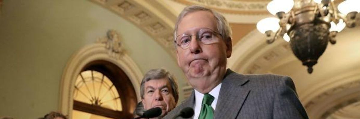 'There You Have It': McConnell Says He 'Misspoke' When He Promised No Tax Hike on Middle Class