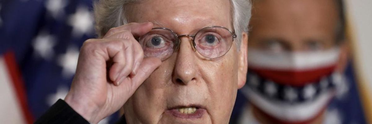 'Now It's the Senate's Turn': All Eyes on McConnell After House Approves $2,000 Coronavirus Relief Checks