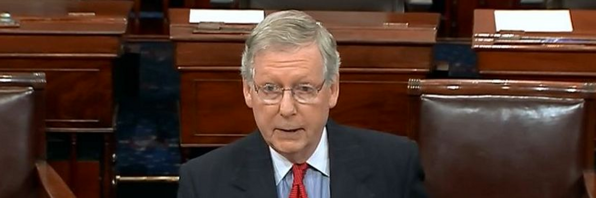 With Nation's Eyes on Michael Flynn, McConnell Declares 'We Have the Votes' to Pass #GOPTaxScam