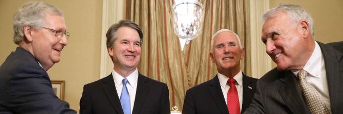 Amid Growing Outrage Over Confirmation Process, Corporate Powers Spending Millions to Help GOP Ram Through Pro-Business Kavanaugh