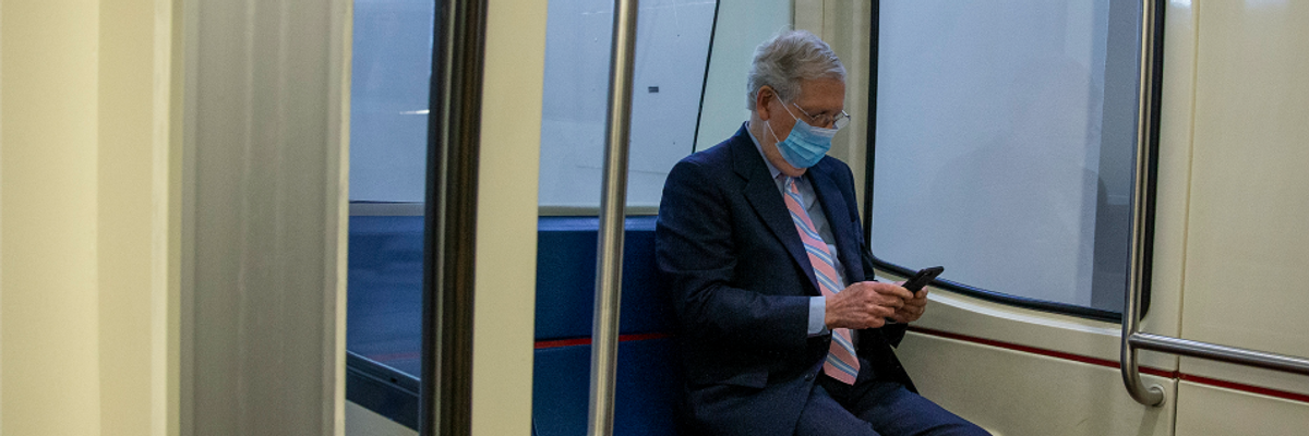 'Morally Obscene,' Says Sanders as McConnell Adjourns Senate for Month-Long Recess Without Deal on Coronavirus Relief