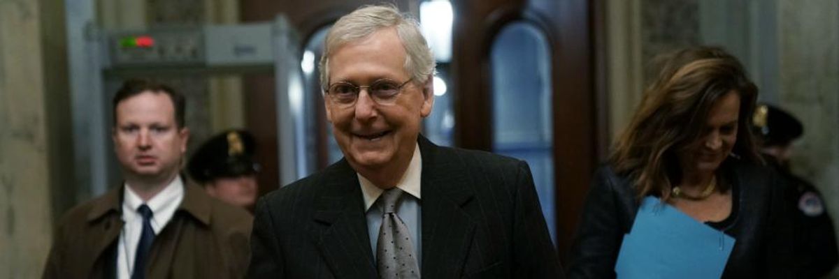 'Greed Has No Limit for GOP': McConnell Estate Tax Repeal Would Hand Tens of Billions to Walton and Koch Families